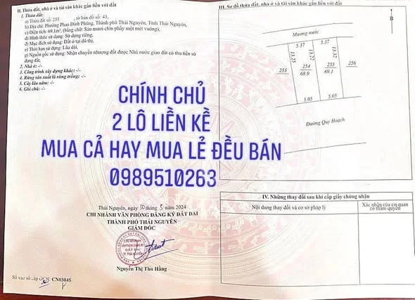Bán lô đất khu đô thị Hồ xương rồng vị trí ở trục chính Hoa Trạng Nguyên