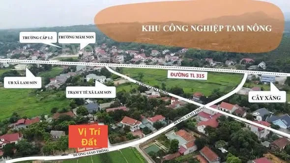 4 ô đất DT: 100m2 đến 115m2. Thuộc khu 14 Vạn Xuân - Tam Nông ( Lam Sơn cũ)
