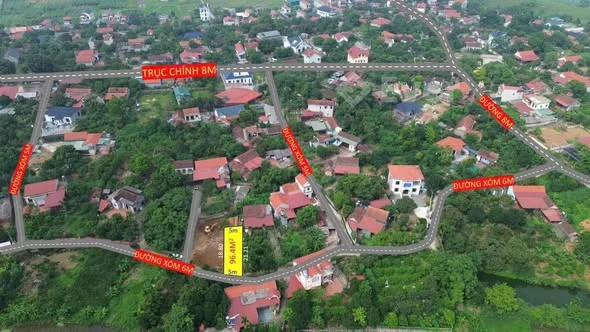 Chỉ hơn #7xxtr có ngay ô đất đẹp 96,4m full thổ cưtại #Dân_Quyền - Tam Nông - Phú Thọ