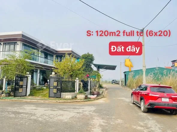 Chính chủ cần bán đất đấu giá Đa Cộc Khu 12 Hương Nộn, Tam Nông - Thỏa thuận - 120m²