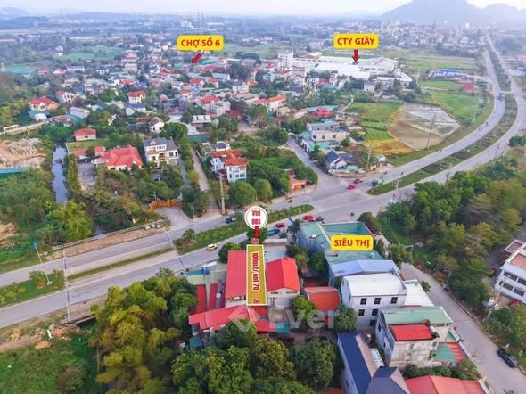 E bán lô đất tặng cả nhà tại Trục Chính Đường QL2B 100m tại Kim Long - Tam Dương