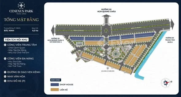 CENEXUS PARK TRUNG ĐỒNG – VỊ TRÍ QUÁ ĐẸP GIỮA LÕI KCN VIỆT YÊN