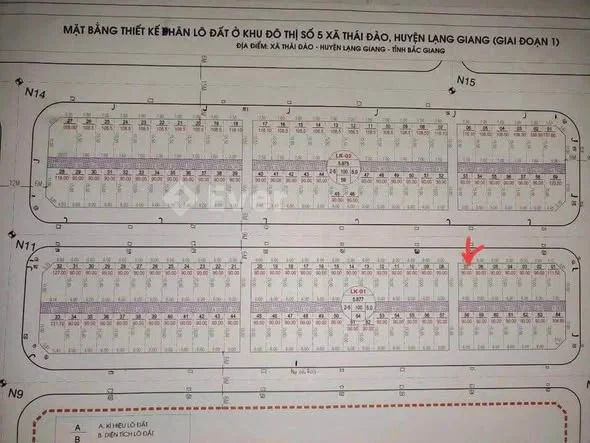 Bán đất Đô thị số 5 – Thái Đào • Lô cạnh khe thoáng 4m (2 mặt tiền) ngay đầu lôc
