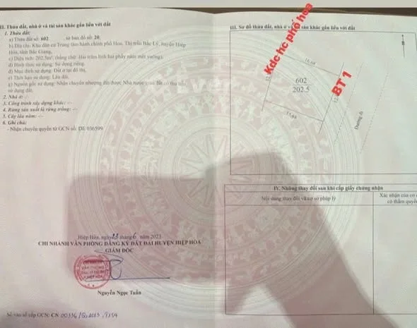 cần tiền e bán Siêu Phẩm Biệt Thự KDC Hành Chính Phố Hoa - Thị Trấn Bắc Lý - Hiệp Hoà