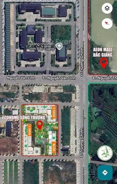 ECO GARDEN – SẮP RA HÀNG ĐỢT 2 Vị trí: ngay mặt đường Trường Chinh, KĐT phía Nam TP. Bắc Giang Gần