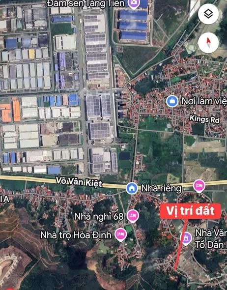 Đất F0 tại TDP Sy Nội Hoàng tỉnh Bắc Ninh, ô tô vào tận đất, dt trên 100m2 thổ cư 90m2 mt 5m