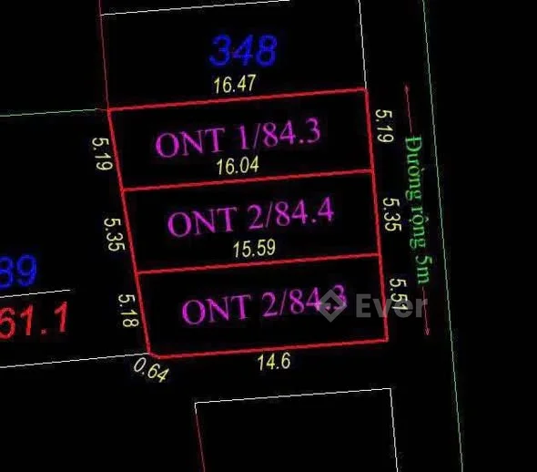 Suất hiện 3 lô đất mới koong Tại : Tảo hòa-Trung kênh-Bắc ninh Diện tích : 83m2