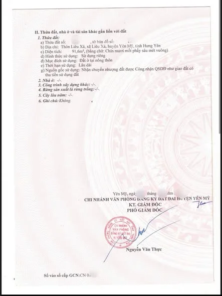 CHỦ GỬI BÁN LÔ ĐẤT 91,6M² SẴN NHÀ XƯỞNG TẠI LIÊU XÁ - Thỏa thuận - 91.6m²