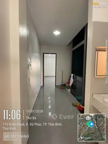 Bán nhà 4 tầng kđt Vũ Phúc có hố chờ thang máyDiện tích: ~80m. Hướng tây nam