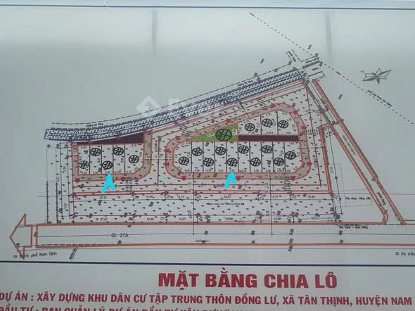 Khu đấu giá Đồng Lư- xã Tân Thịnh-H Nam Trực- Nam Định nhà e còn duy nhất 1 ô băng 1