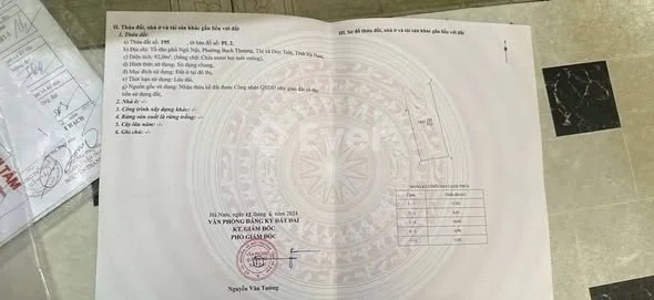 CHÍNH CHỦ GỬI BÁN ĐẤT – VỊ TRÍ ĐẸP TẠI ĐỒNG VĂN, NINH BÌNH