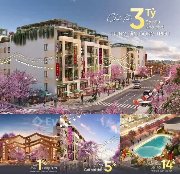 Tầm 3 tỷ sở hữu nhà phố 5 tầng, 80m² tại Đông Triều – Mạo Khê