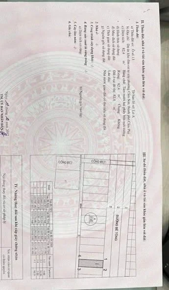 Anh mình cần bán mảnh đất Cao Sơn hướng Bắc diện tích: 82,4m ( xây nhà cực đẹp )