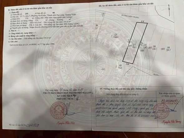 Chủ gửi bán ô đất khu 7 Hà Khẩu (Việt Hưng) Diện tích: 150m2. Đxd 80m2