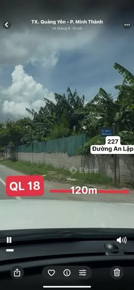 CC RẤT CẦN BÁN Ô ĐẤT Yên Lập- Quảng Yên- Quảng Ninh• Sổ hồng: 920m²(400m² XD)