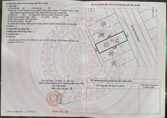 Chính chủ Bán đất cạnh công an Cứu Hỏa phường Bãi Cháy, Hạ Long- diện tích 80m2- Hướng đông bắc