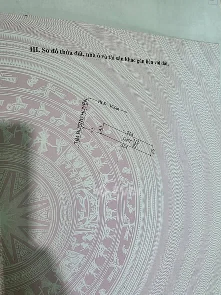 Chính chủ gửi bán lô đất mặt đường kinh doanh thuộc xã Tân Phong - Ninh Giang ( cũ)