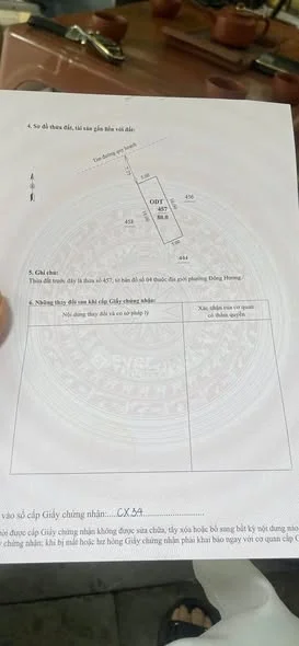 CĂN NHÀ C4 TRỤC CHÍNH THỦ PHÁC PHỐ 1 QUẢNG HƯNG