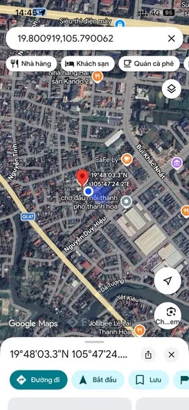 SIÊU PHẨM ĐẤT ĐÔNG HƯƠNG Lô đất hiếm, khu dân cư đông đúc DT 74m² – MT 4m, đất vuông đẹp