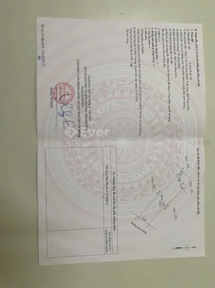 CHỐT GẤP ĐẤT TRIỆU SƠN - GIÁ CHỈ 405 TRIỆU Đất tại: Xã Tân Ninh (Vân Sơn cũ) 154,8m² – full thổ c