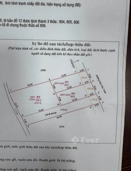 E bán lô đất mặt đường Cao huy tuân- nghi kimDt : 90m2 lô góc 2 mặt tiền