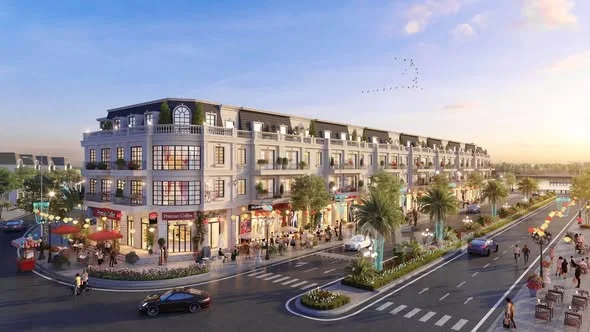 Shophouse 4 tầng vinh riverside- Đường 15 m , khoảng sáng 2 nhà 50m, đối diện công viên