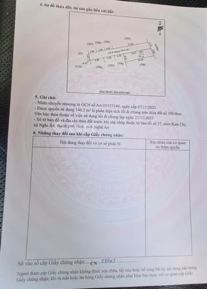 Lô góc 2 mặt tiền Kim Chi - Nghi Ân, cạnh khu đấu giáDiện tích : 91.6m2Hướng Đông Bắc