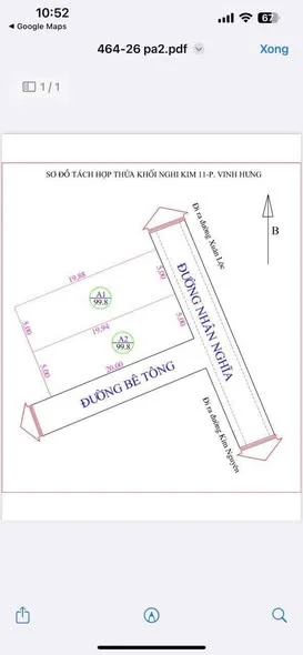 BÁN ĐẤT MẶT ĐƯỜNG NHÂN NGHĨA – NGHI KIM Vị trí đẹp, trục đường lớn, kinh doanh thuận lợi