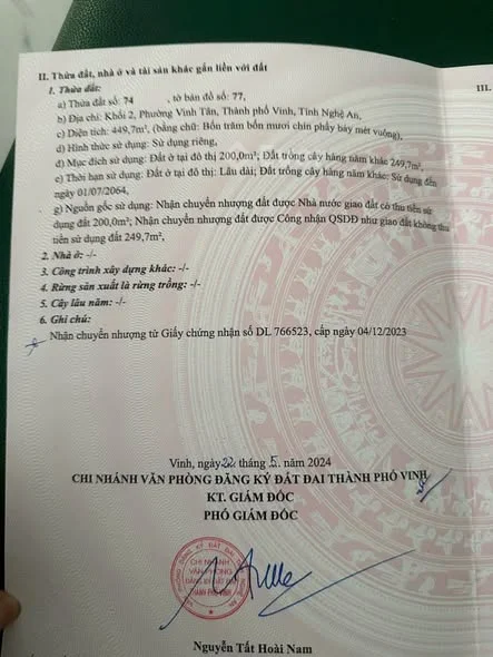 Đất khối 2 phường Trường VinhLối 2 đường Phạm Hồng Thái