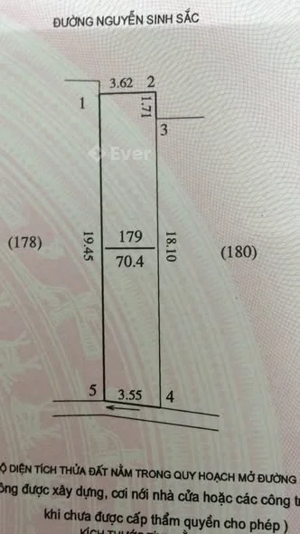 NH CHỦ – KHÔNG QUA TRUNG GIAN Bán đất mặt tiền Nguyễn Sinh Sắc – QL46