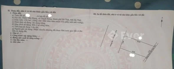 ĐẤT TDP TIẾN HƯNG, THẠCH HƯNG _PHƯỜNG THÀNH SEN _HÀ TĨNH