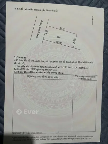 ĐẤT TDP KỲ SƠN, THẠCH ĐÀI_ PHƯỜNG HÀ HUY TẬP _HÀ TĨNH