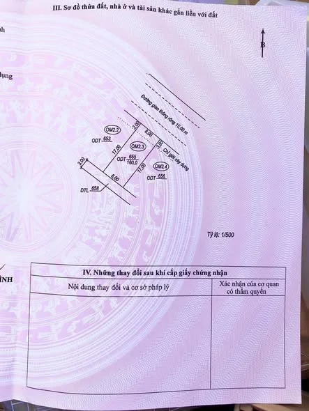 Dự án ĐNLL chủ gửi bán lô Om2.3 mt Nguyễn Bá Lân view trung tâm văn hoá