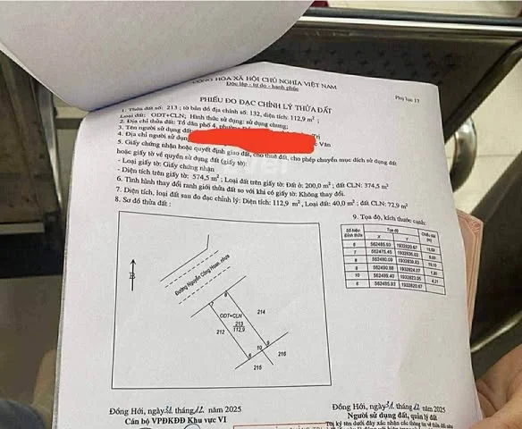 Chỉ 2.7xx có ngay lô đất Mặt tiền Nguyễn Công Hoan - Bắc Lý - Đồng Hới - Quảng Bình