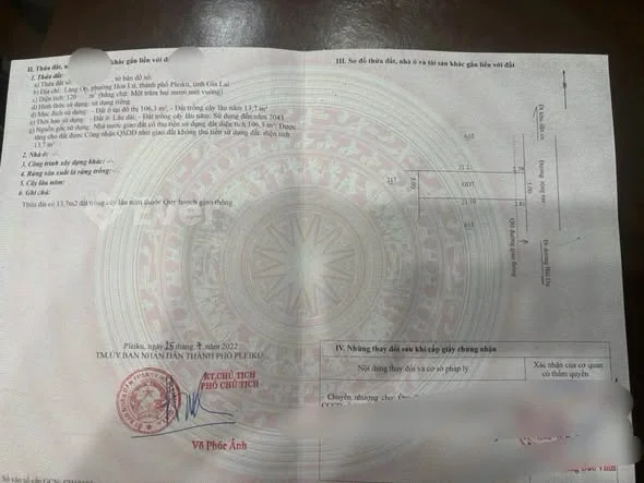 Hẻm Bùi Dự đường 6m Dt : 5 x 24m _ Full tc Hướng : Đông Zá : #1ty150tr TL Lh