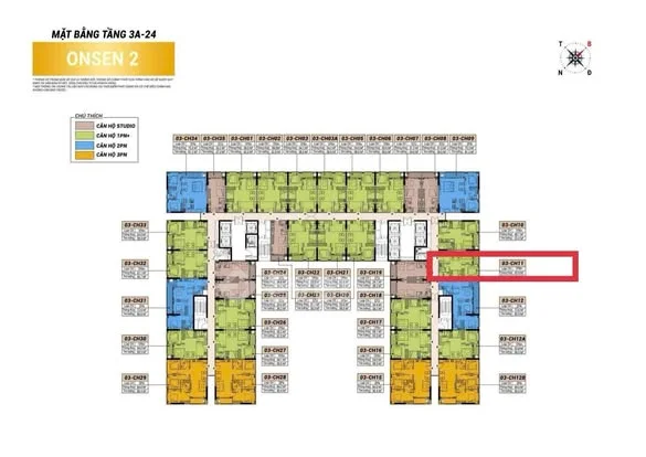 * Em gửi căn 1PN+ Giá rẻ nhất tại Tháp ONSEN 2 - CHARMORA CITY