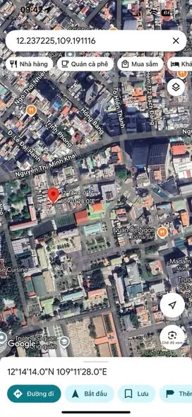 BÁN ĐẤT HẺM Ô TÔ 5M – NGUYỄN THỊ MINH KHAI, P. TÂN LẬP – TRUNG TÂM NHA TRANG  Diện tích: 94,5m² - 9,92 tỷ - 94.5m²