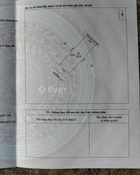 Hiếm, Tái định cư Kosy, xây tự do, mặt tiền 5.9m, giá bán nhanh 1,529 tỷ