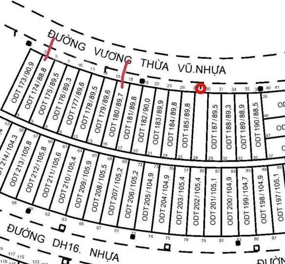 Bán nhanh lô đất đường Vương Thừa Vũ B9 phường Bình Minh