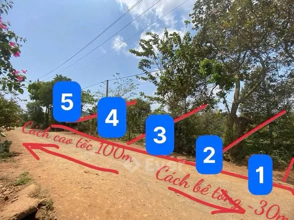 Mở bán 4lô đất lk tại Krong Pâc5x50m thổ cư 80m2Cách vòng xoay cao tốc EaKnuech 1km