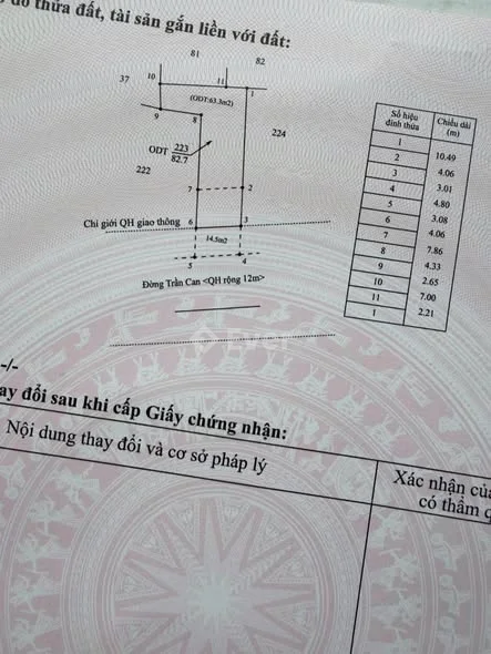 Bán Đất Mặt Tiền Đường Trần Can (Hẻm 120Ywang Cũ) - Phường Eakao BMT