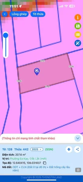 BÁN ĐẤT HẺM 255 Y WANG – GIÁ 2 TỶ 750 TRIỆU