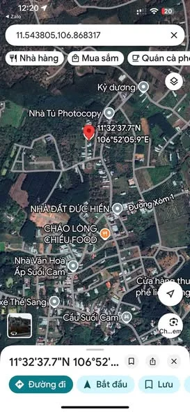 Bán lô đất tại Kp suối cam P. Đồng Xoài 6*22*50tc Dân đông kín Giá chỉ 5xxAce