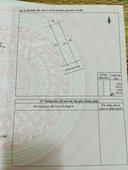 Bán lô đất thổ cư tại Tam Phước, Biên Hòa