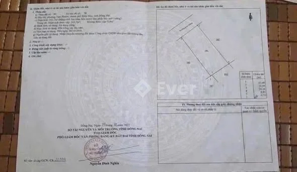 chủ gửi bán Long Đức 1, Tam Phước TP - Biên HoàĐất đã xây hàng rào , trên đất đang trồng trái cây