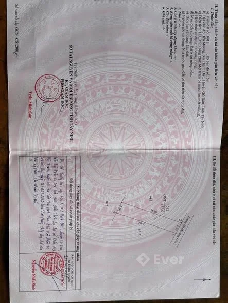 Em chính chủ ngộp ngân hàng cần bán 1 lô đất thạnh Đức Gò Dầu Tây Ninh. 133m2 full thổ