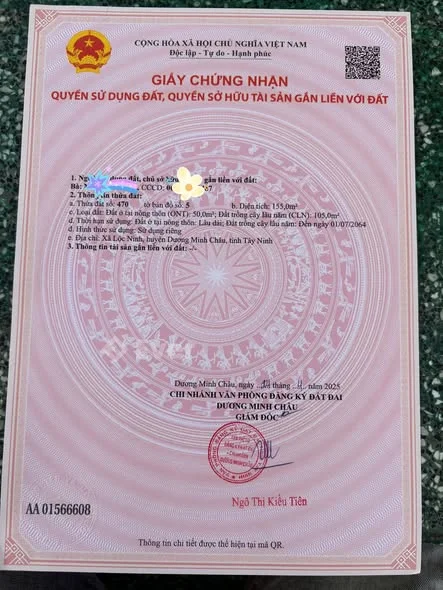 Mình CC đất Tây Ninh xã Lộc Ninh - Dương Minh Châu (cũ).