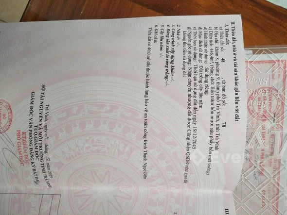 Cần bán đất mặt tiền Thạch Ngọc Biên thuộc phường Trà Vinh, dt 8m x 53m, nở hậu 9m, đất bao đẹp