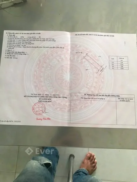 Bán đất mặt tiền đường đá 4m khu phân lô Thanh Long, ấp Phú Hòa, Long Đức, tp Trà Vinh.