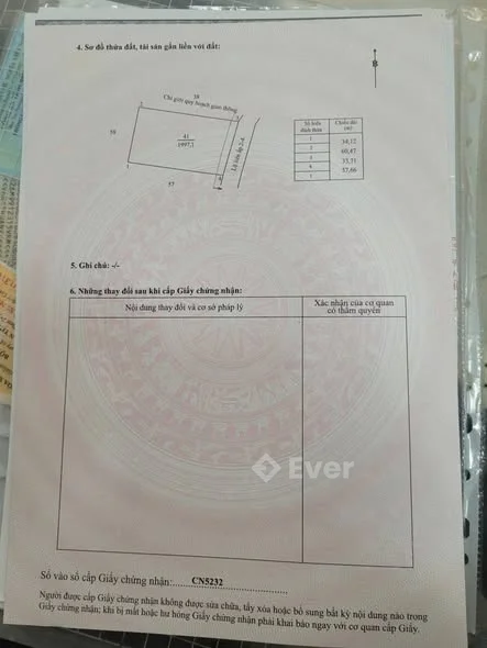 TTC
BÁN ĐẤT SƠN ĐÔNG. BẾN TRE
Dt : 1997m2 ( 33 *59)Nở Hậu
Đường xe hơi THÔNG
Cách Lộ Nhựa 100m.